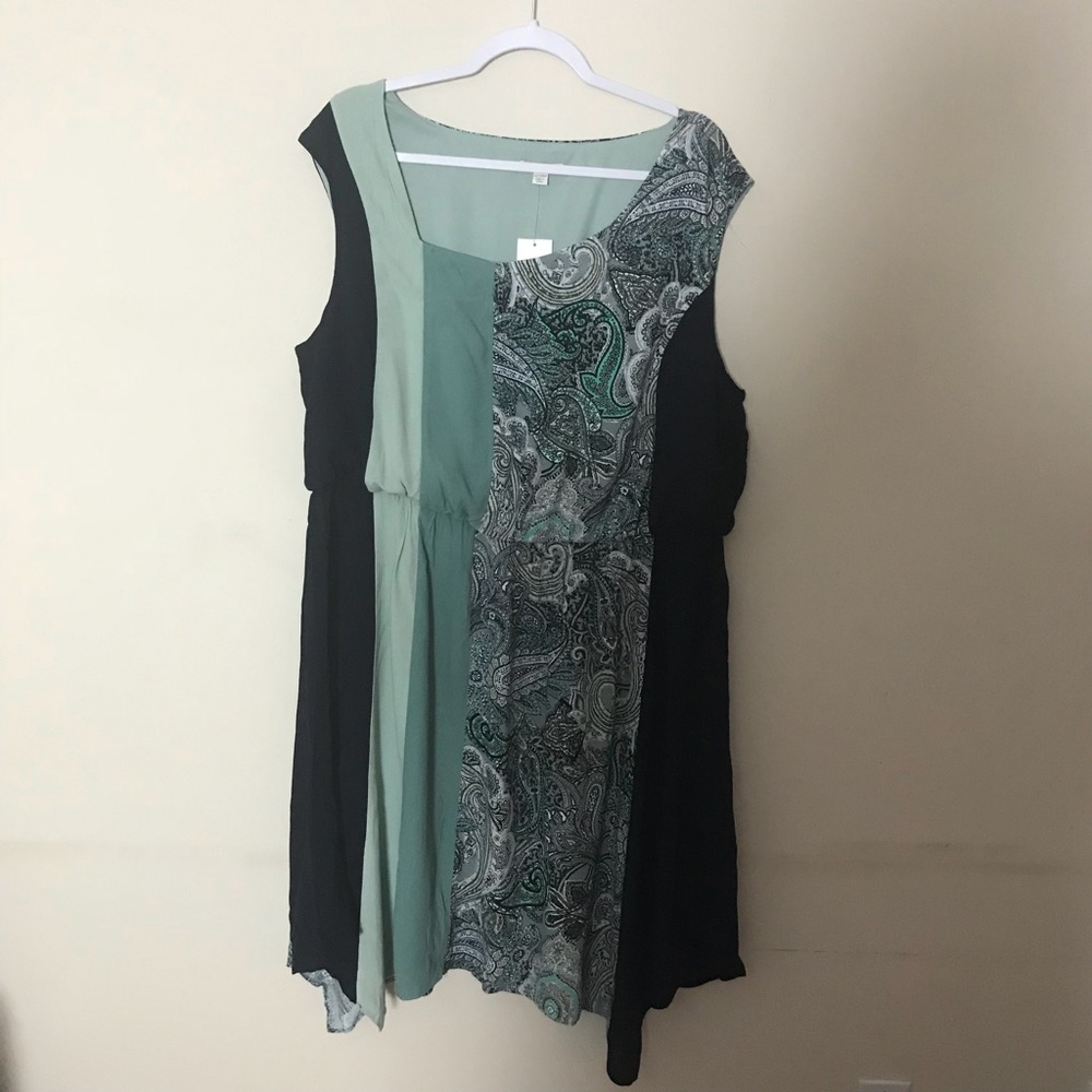 Cato plus size dress, paisley print